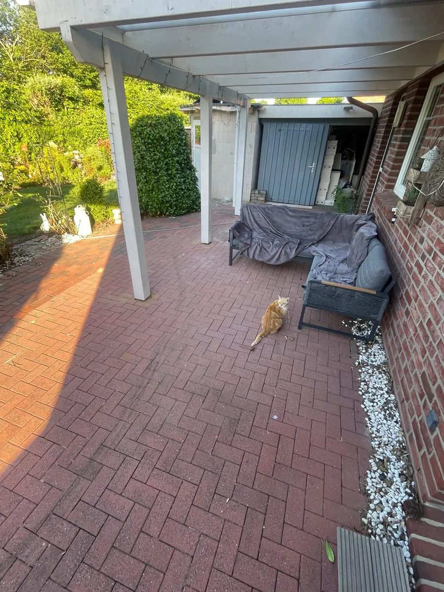 Gereinigte Terrasse und Pflasterfläche in Itzehoe