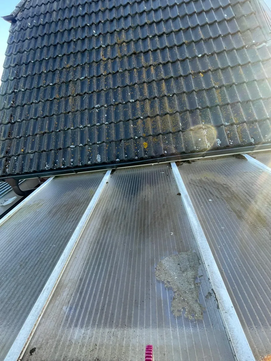 Terrassendach aus Glas — Vorher